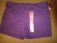 NWT 24 VERY CUTE GIRLS MAGENTA PURPLE SHORTS ADJUSTABLE WAIST BY SO SIZE 14