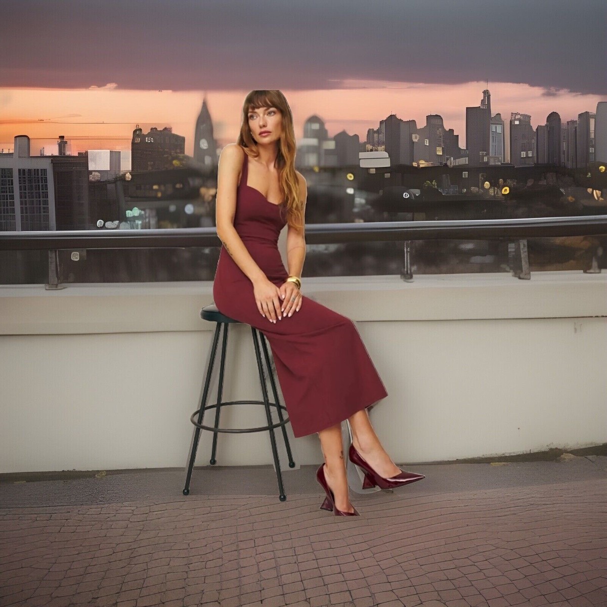 reformation nelle knit dress review Reformation NELLE KNIT MIDI DRESS - RRP $350 - worn