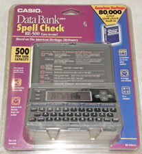 Casio Data Bank RE-500 SPELL CHECK - NEW