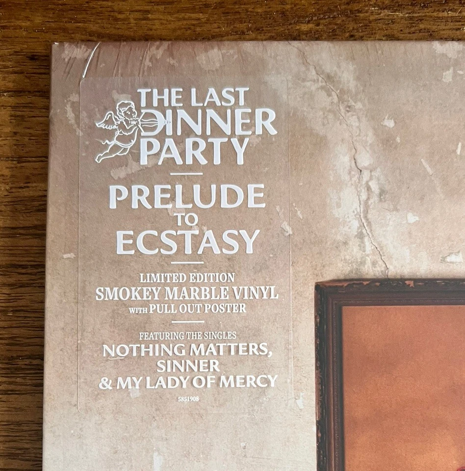 The Last Dinner Party Smokey Marble Vinyl  LP. Plus Hand Signed Print. - Image 2 of 4