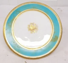 Antique European English French Old Paris Style Porcelain Compote Dessert Plate