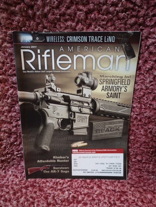 AMERICAN RIFLEMAN MAGAZINE COPY JANUARY 2017