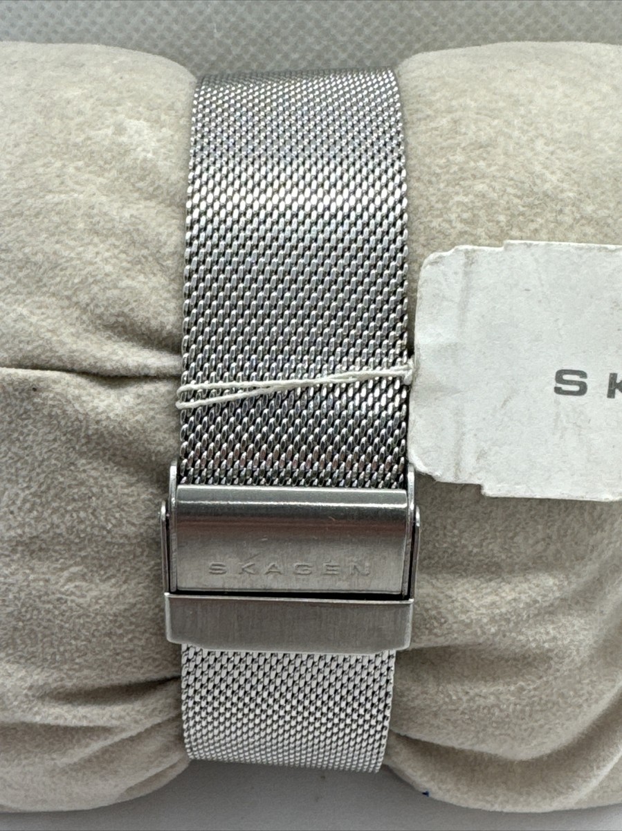 Skagen PRSK1029 Women Silver Stainless Steel Mesh Analog Dial Wrist Watch AEA157 Skagen PRSK1029 Women Silver Stainless Steel Mesh Analog  main image 3