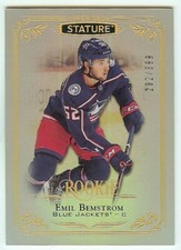 2019-20 Upper Deck Stature Rookie Emil Bemstrom #'d 292/399 Card #172 Columbus