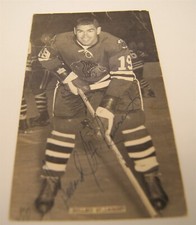 Signed DOLLARD ST. LAURENT Chicago Blackhwaks 3.5x5 Photo PSA/DNA COA AUTO
