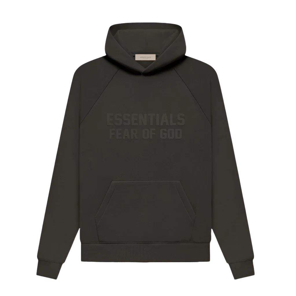 FELPA CON CAPPUCCIO FEAR OF GOD ESSENTIALS ""OFF BLACK
