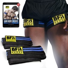 BFR BANDS Blood Flow Restriction Bands 2 Pack For Legs,Booty  Glutes, 3" Wide