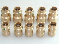 10 X Viega Sanpress ÜBergangsstÜCk 15 Mm X 3/8 - 1/2 Ig Profipress Pressfittinge