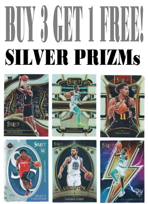 2023-24 Select BASKETBALL (SILVER PRIZM ONLY) You Pick/Choose (BUY 3 GET 1)