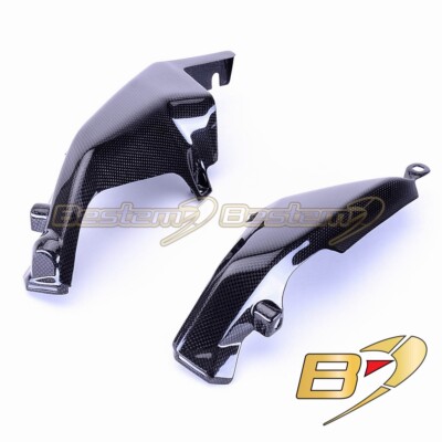 Ducati Monster 696 796 1100 100% Carbon Fiber Radiator Side Cover Panel Fairings