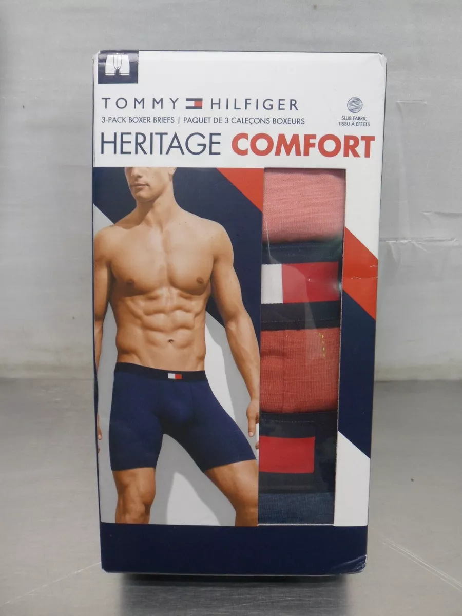 Tommy Hilfiger Men's Heritage Underwear Comfort Boxer Brief (3 Pack) #  Small