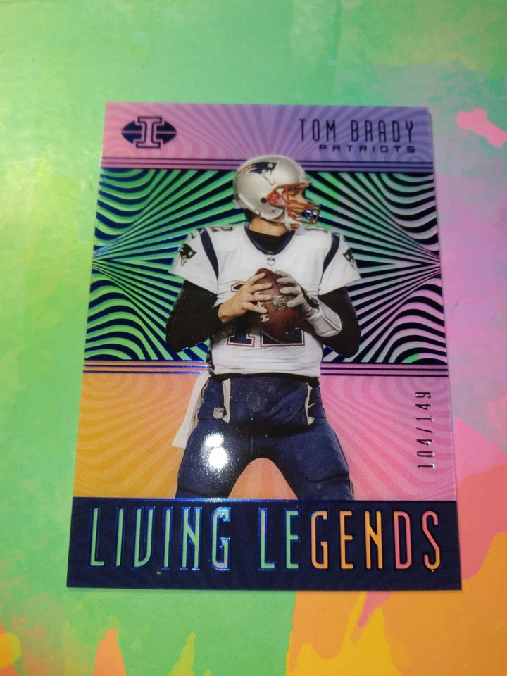 Tom Brady 2018 Illusions Ser#/149 Blue Acetate Refractor - Image 2 of 4