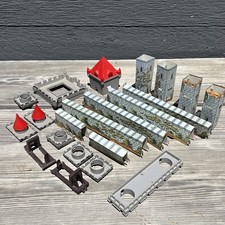 24 Vintage 1956 MARX Robin Hood Castle Set Parts and Accessories