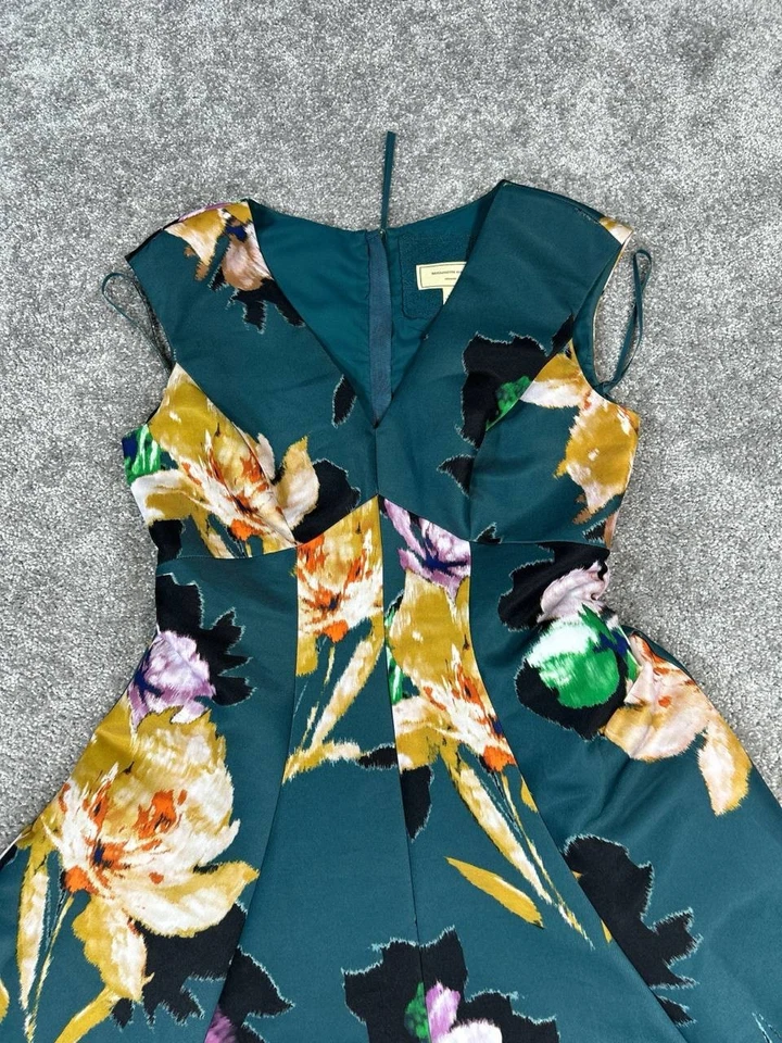 Vestido Moulinette Soeurs Mujer 4 Azul Amarillo Rosa Floral Blusa Foto 2 de 4