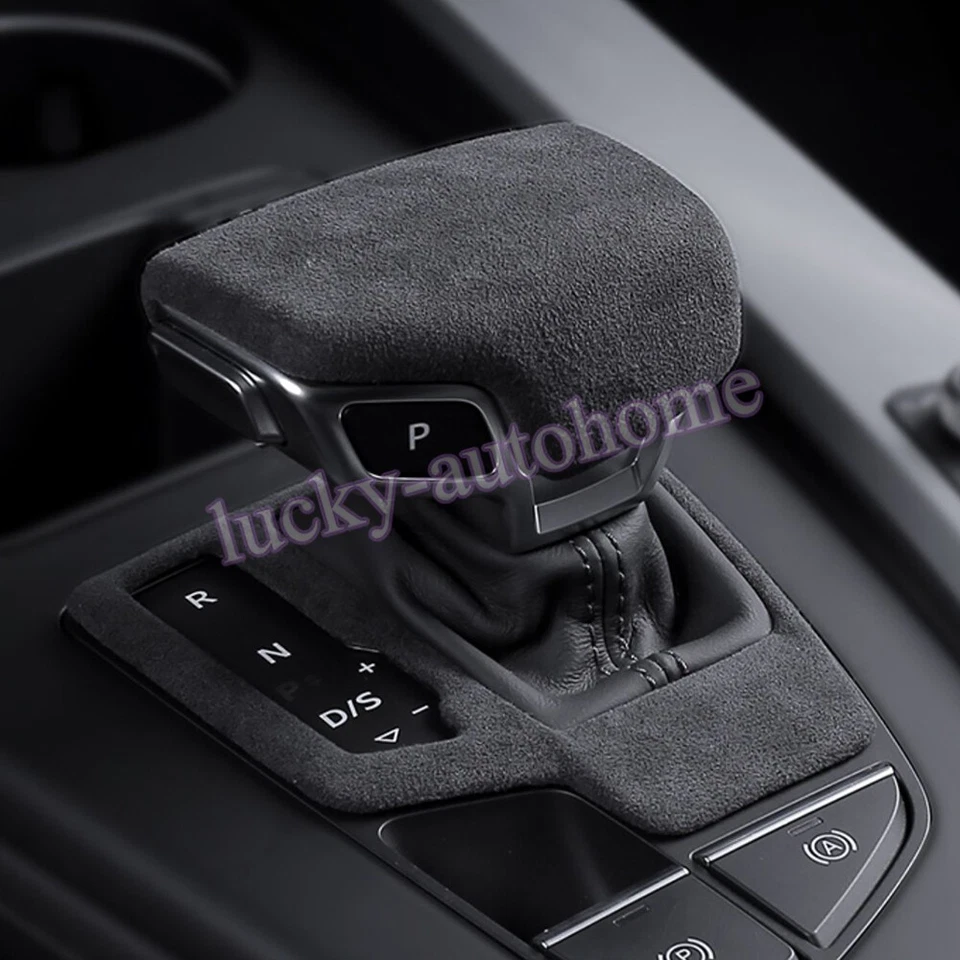 Cubierta de perilla de cambio de marchas Alcantara para Audi A4 A5 S4 S5 Q5 RS4 RS5 2016-2024 Foto 2 de 4