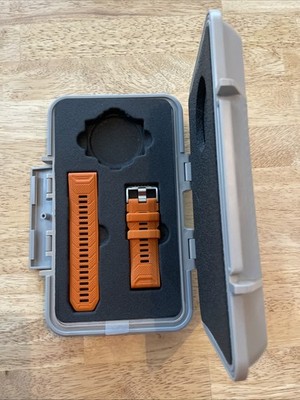 Coros Vertix 2 Hard Case And Orange Original Strap. Brand New