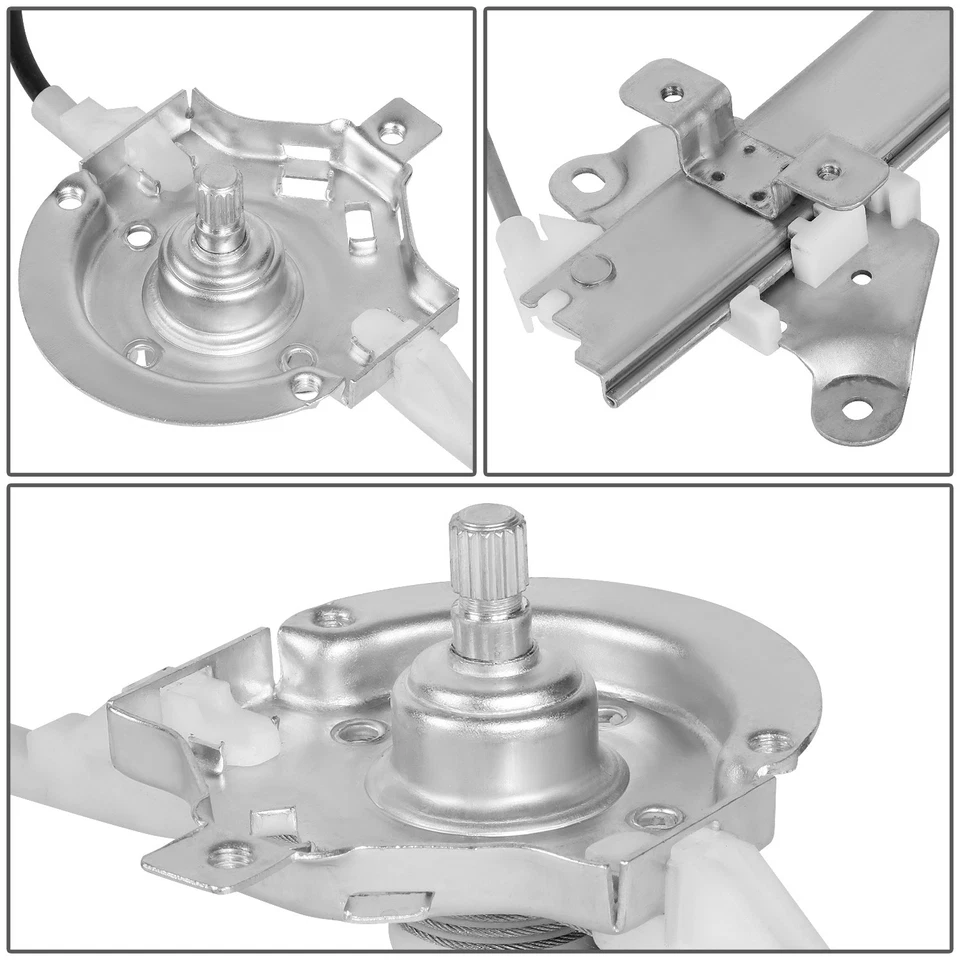 Regulador de ventana manual delantero izquierdo lado del conductor para Nissan Sentra 1986-1990 sedán Foto 3 de 4
