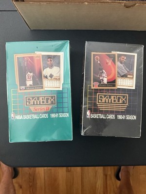 1990-91 NBA Skybox Series 1&2 Factory Sealed Boxes MJ Jordan