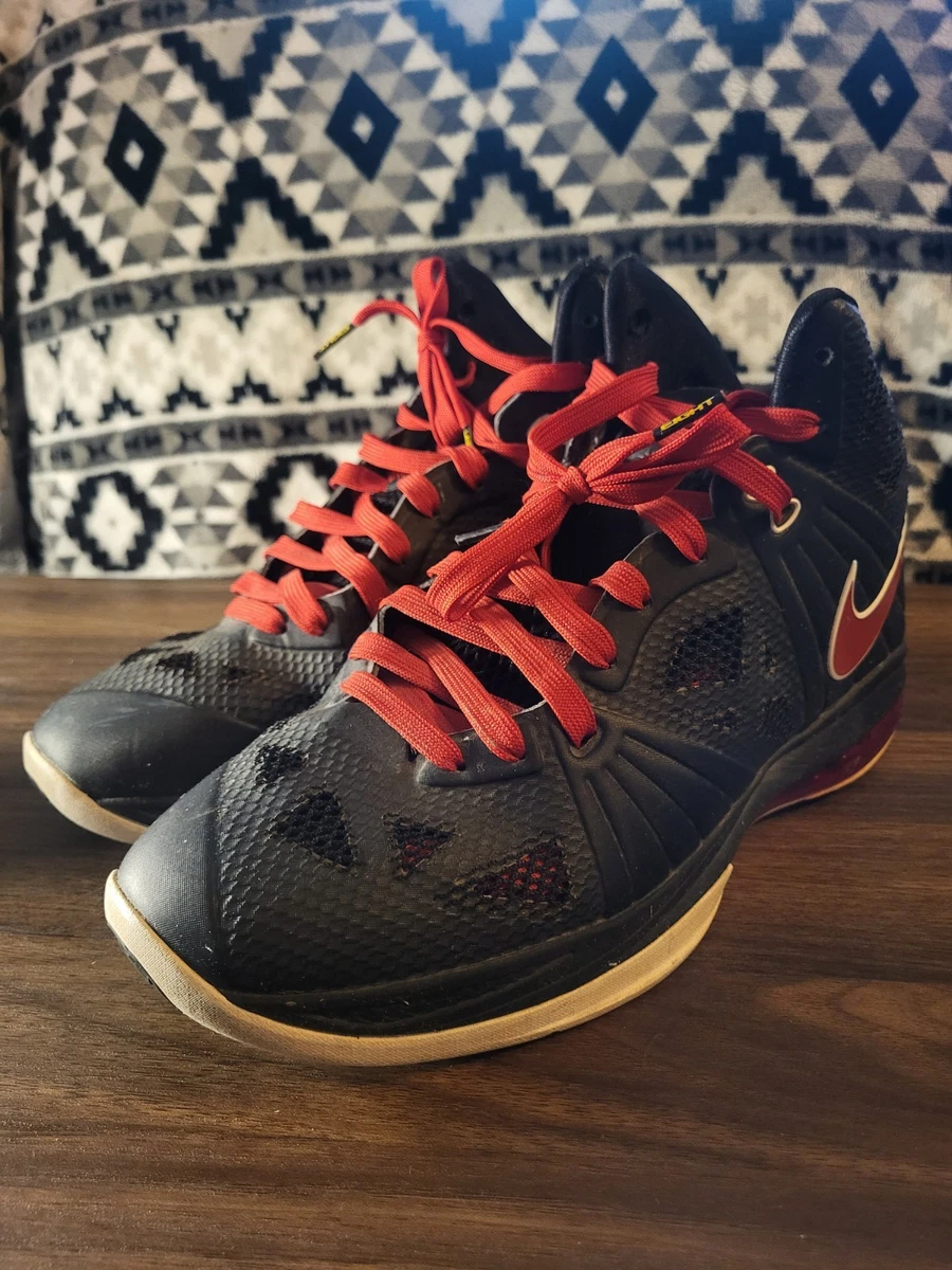 Nike LeBron 8 P.S. Black Red White - огромный выбор по лучшим