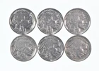 1930-1937 XF/AU Better Condition: Great Detail in Buffalo Horn 6 Coin Lot *670