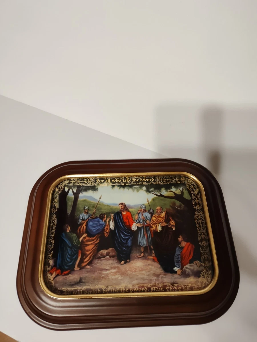 4 VAN HYGAN & SMYTHE La Grande Plaque Suspendue Support Rond Laiton