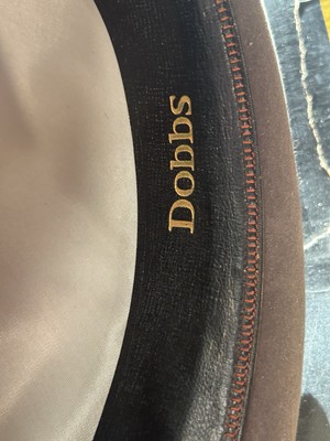 vintage dobbs fifth avenue Fedora In Box New York Hat 7 1/4 50s