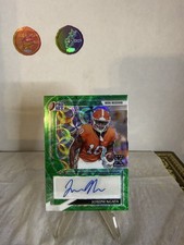RARE JOSEPH NGATA 3/3 GREEN KALEIDOSCOPE ROOKIE AUTO CARD 2022 LEAF PRO SET. rookie card picture
