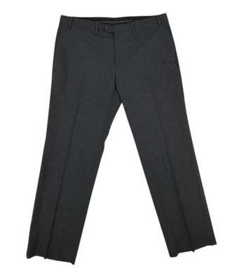 Lauren Ralph Lauren Men s Dress Pants 36x28 Charcoal Gray Check Flat Front