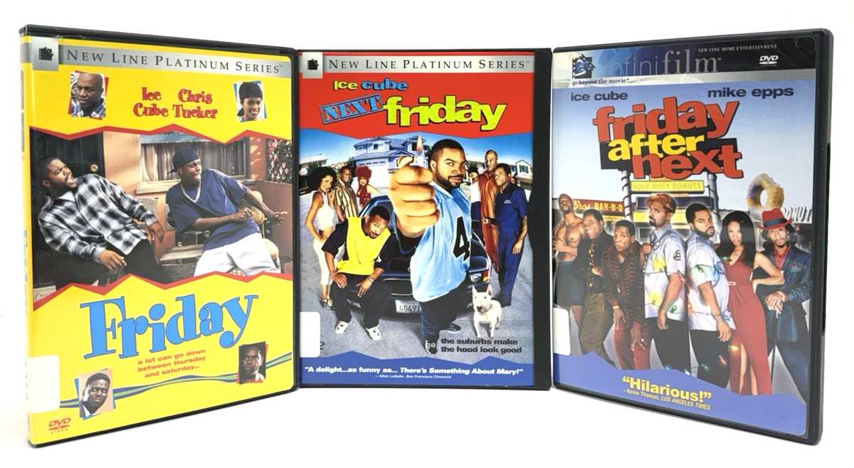 3 Ice Cube Movies = Friday - Next Friday - Friday After Next | eBay