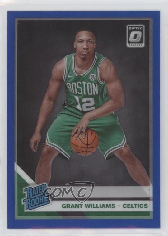 2019 Panini Donruss Optic Rated Rookie Blue Prizm 22/59 Grant Williams #157 s5q