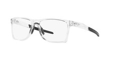 Men's Oakley Activate 55mm Eyeglasses Frames OX8173, Polished Clear/Black NEW
