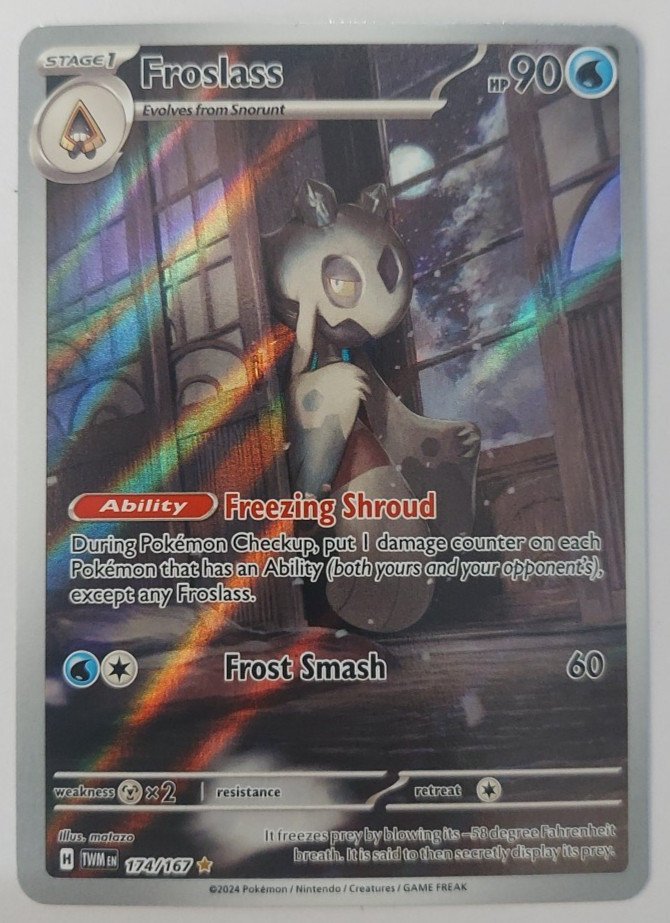 Froslass 174/167 Pokémon Twilight Masquerade NM