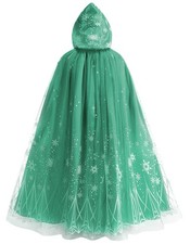 PURFEEL Girls Elsa Anna Cape Kids Princess Dress Up Costume Play Cloak