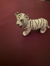 Safari 2006 White Bengal Tiger Cub Cat PVC Plastic Toy Figure Animal Figurine