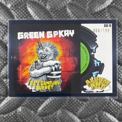 2025 TOPPS GARBAGE PAIL KIDS GREEN DAY AA-8 ALBUM ART AA-8 BLACK 066/199