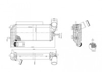 Hart LadeluftküHler FüR Ford Transit Connect V408 Kasten Tourneo Connect/Grand