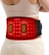 Comfytemp Cordless Red Light Therapy Massage Belt with Vibration for Back,...