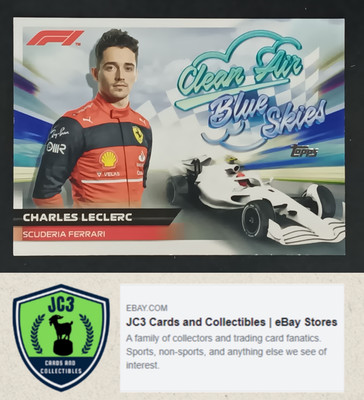 2022 Topps Formula 1 Clean Air, Blue Skies #CABS-CL Charles Leclerc - Ferrari