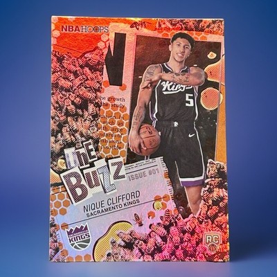 Nique Clifford Rookie Card The Buzz Orange Foil 2025-26 Topps NBA