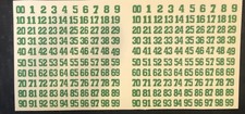 Tudor Electric buzz ball Football GREEN LIGHT Decal SHEET waterslide