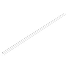 PC Rigid Round Clear Tubing 12mmID x 13mmOD x 500mm Length Plastic Tube 2pcs