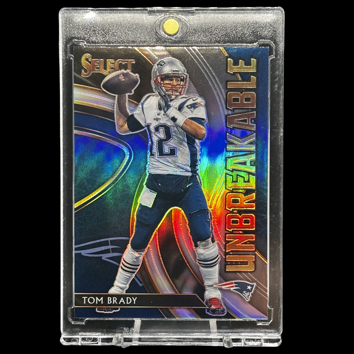 tom brady rare cards TOM BRADY RARE HOLO INSERT REFRACTOR CHROME INVESTMENT CARD PATRIOTS MINT
