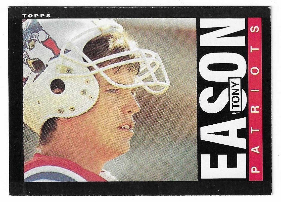 1985 Topps Football Tony Eason Rookie Card #323 New England Patriots RC