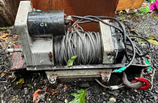 Hydraulic Cable Winch W Steel Cable Chain Hydraulic Hoses