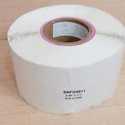 2500 UHF RFID Labels 90x24mm NXP UCODE 9 EPC Gen2 ISO18000-6C Roll 3'' Core