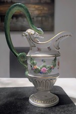 Herend 'Printemps' brocca con manico doppio serpente #6625C da collezione molto rara