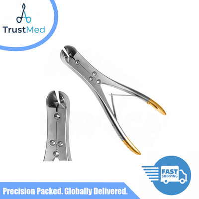 T/C Pin & Wire Cutter Orthopedic Surgical Tool 8.5'' Angled Curved German Grade