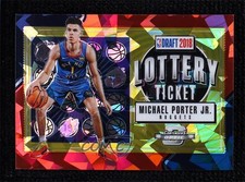 2018 Contenders Optic Lottery Ticket Red Cracked Ice Prizm Michael Porter Jr 7zf