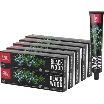 10x SPLAT Special Blackwood Whitening Zahnpasta (10x 75 ml) 