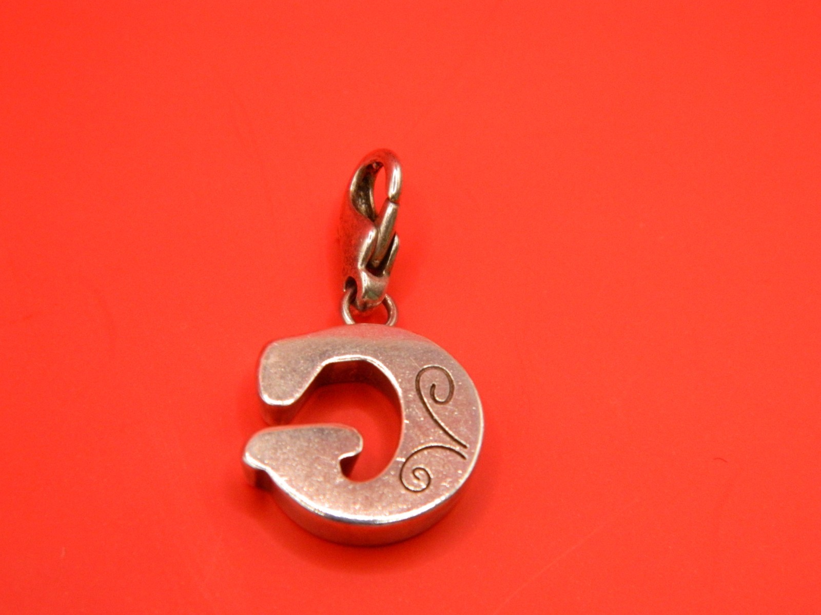 James Avery Sterling Silver Script Initial Pendan… - image 3